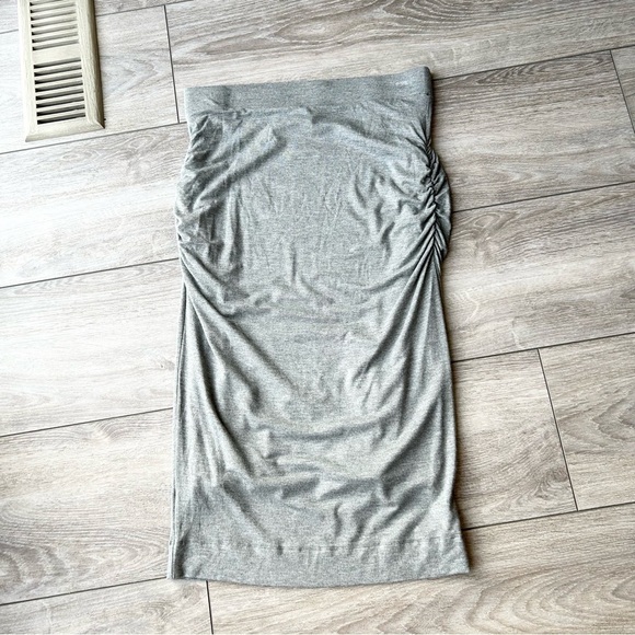 NWT Banana Republic Snitty Long So Full Length Ruched Jersey Skirt - Picture 4 of 16